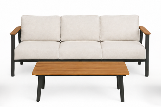 The Ember Lounge Outdoor 3-Seater and Table Set