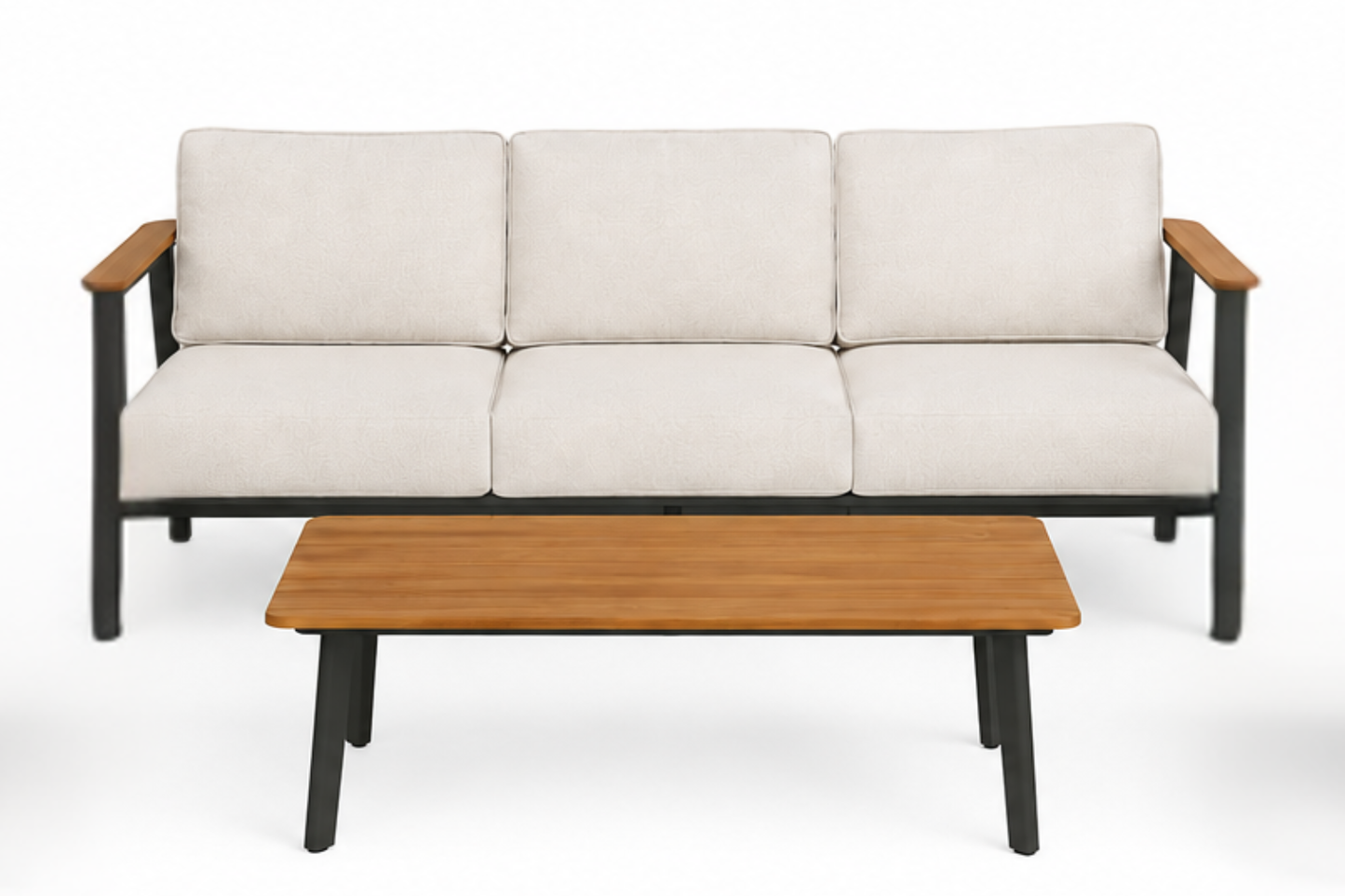 The Ember Lounge Outdoor 3-Seater and Table Set