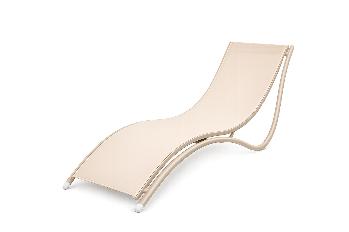 Wave Outdoor Sun Lounger