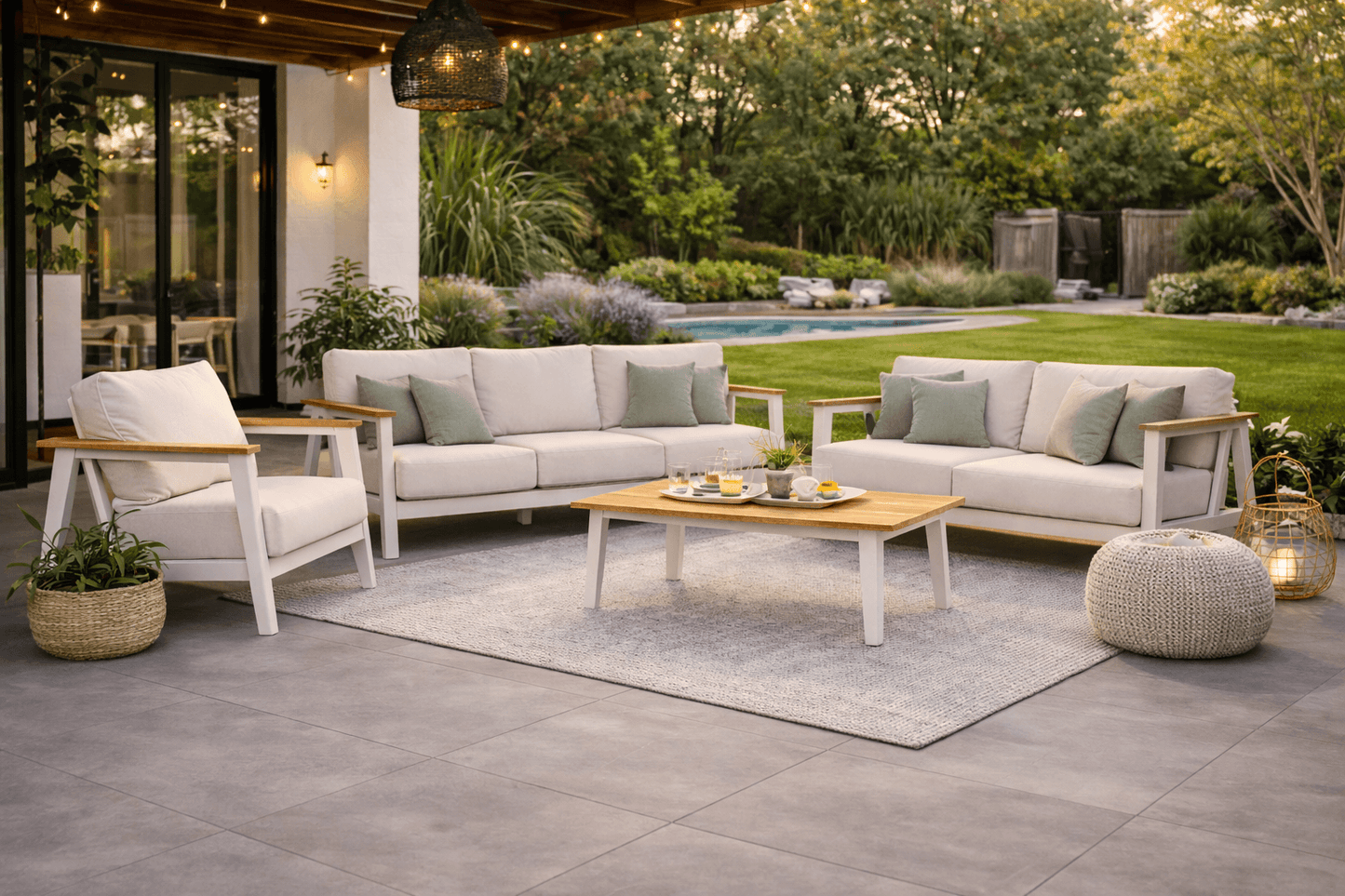 The Ember Single-Seat Sofa (Set of 2) - Outdoor